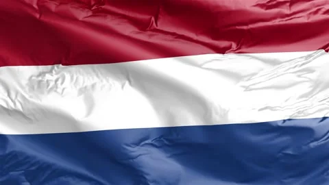 Waving flag of Netherlands Holland. Loop Stock Footage 232724972