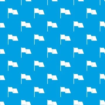 Waving flag pattern seamless blue Illustrazione stock
