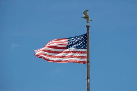 Waving flag Stock Photos