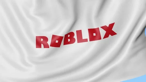 Waving Flag With Roblox Logo Seamles Lo Stock Video Pond5 - roblox flag texture