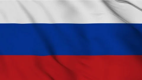 Waving flag of Russia loop animation. Stock Footage 167455529