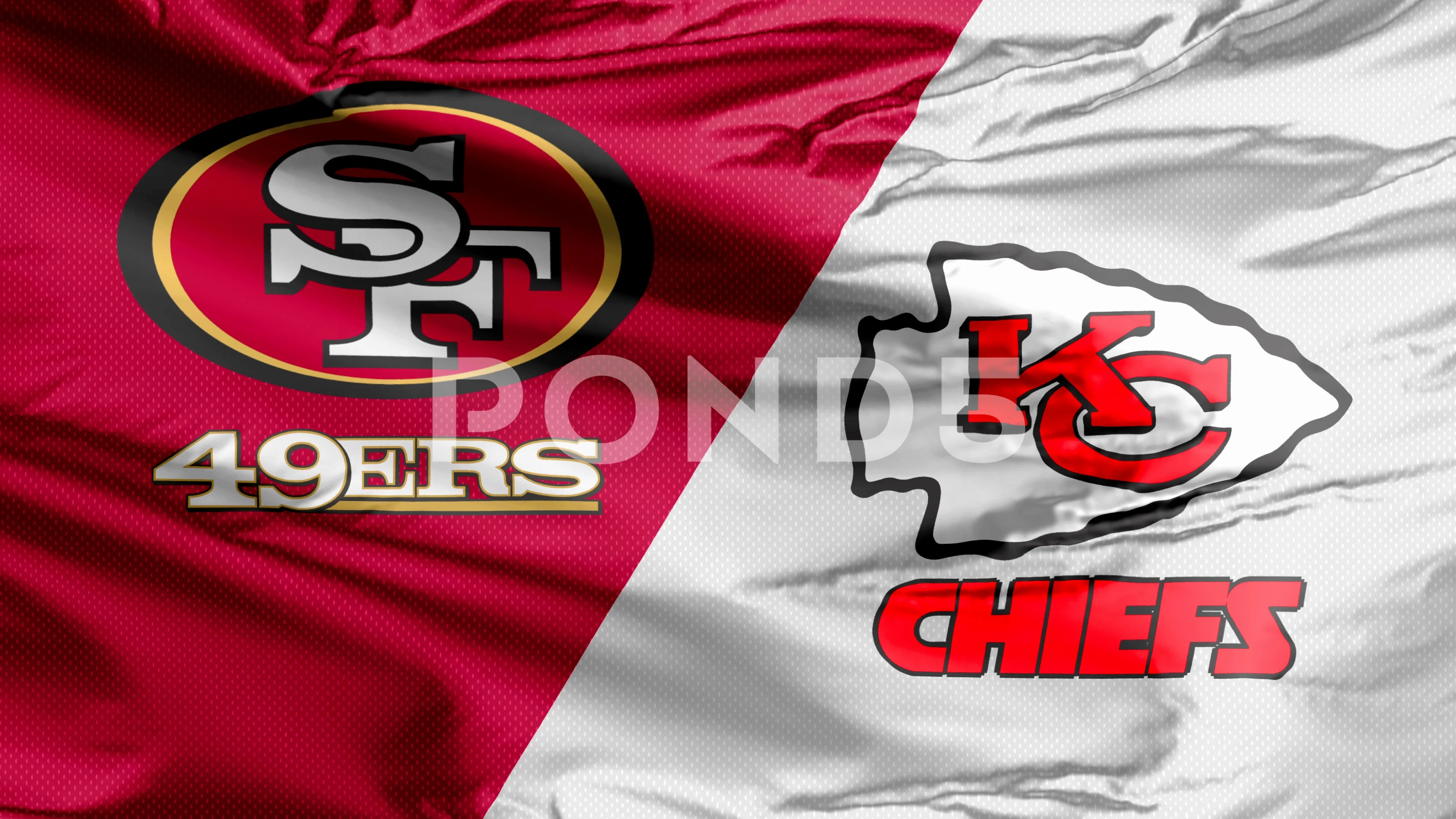 A waving flag of The San Francisco 49ers, Stock Video