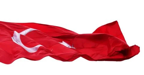 Waving flag of Turkey Stock Photos