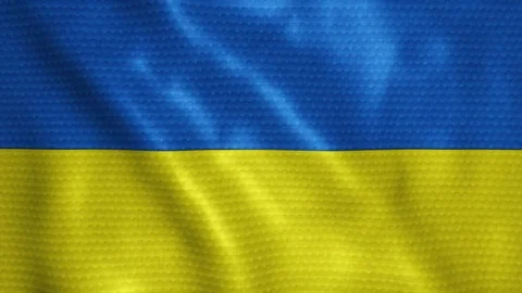 Waving Flag of Ukraine Stock Footage 109486704