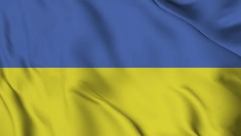 Waving Flag of The Ukraine Stock Footage 294091412