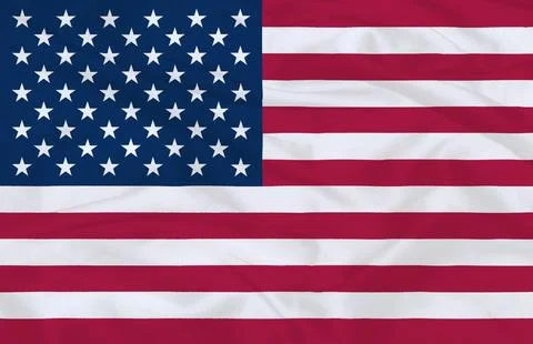 Waving Flag of USA Stock Illustration