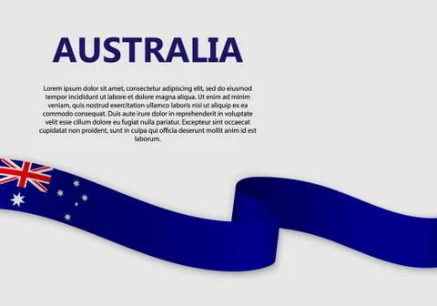 Waving Flag vector illustration Stock-Illustration
