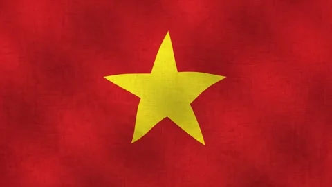 Waving flag of Vietnam Stock Footage 340523295