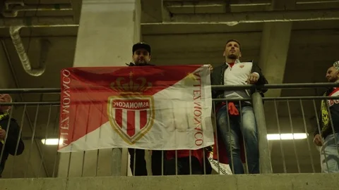 Waving flag of the winners Stock Footage 77028761