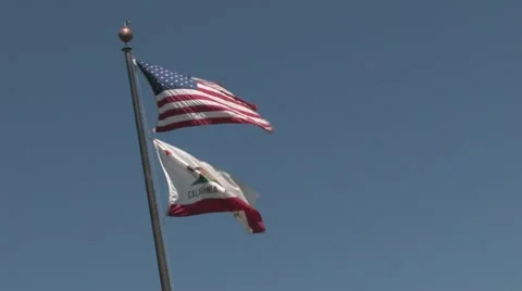 Waving Flags Stock Footage 11256595