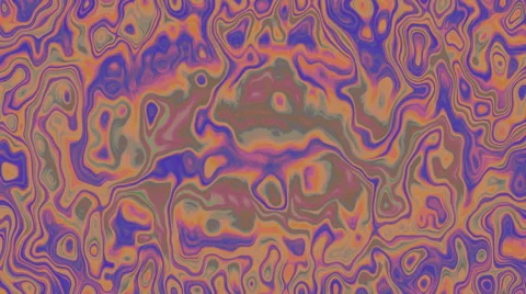 Waving fractal background seamless loop video Stock Footage 67101521