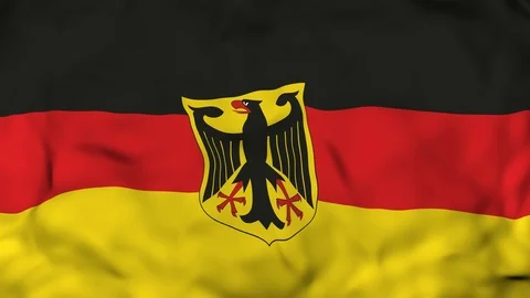 Waving German Flag Background, 4k Render, 3D animation 스톡 동영상 91619062