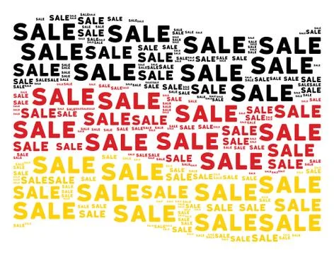 Waving German Flag Pattern of Sale Text Items イラスト素材