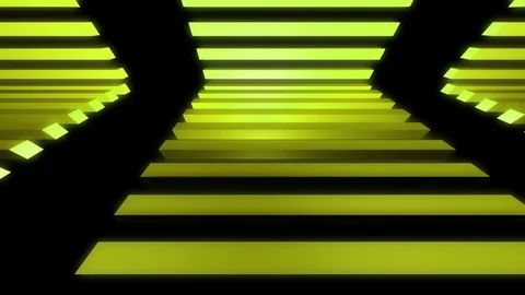 Waving glowing block Stock Footage 99725186