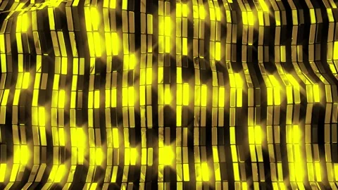 Waving Glowing  Lines Abstract Background Gold Stock Footage 201113592