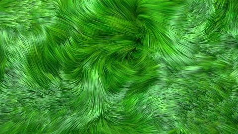 Waving Grass Top View 3D Background Stock Footage 161034088