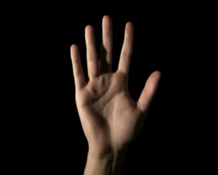 Waving hand V2 - PAL Stock Footage 10755625