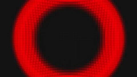 Waving hypnotic black and orange cubic pattern looping 3D animation Stock-Footage 159597639