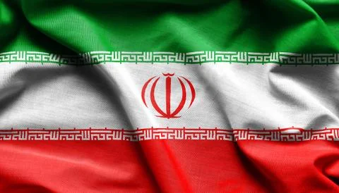 Waving Iran Flag Фото
