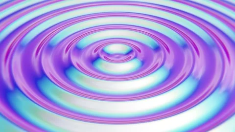 Waving iridescent glossy surface looping 3D animation Stock-Footage 153270065