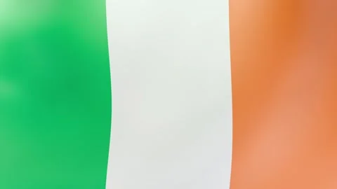 Waving Irish Flag Stock Footage 292529258