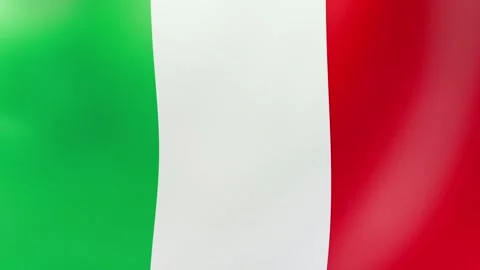 Waving Italian Flag Stock Footage 292529267
