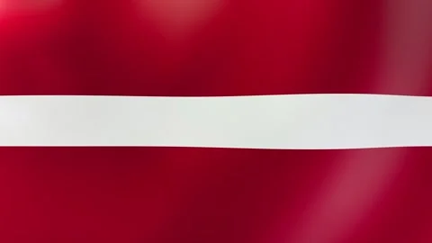 Waving Latvian Flag Stock Footage 292529468