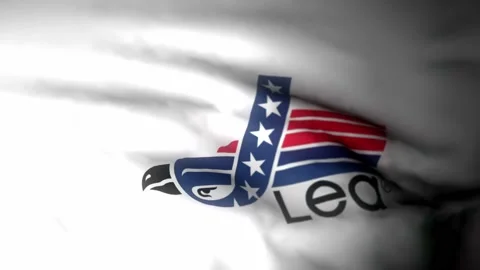 Waving LEA flag for background video Video stock 225211408
