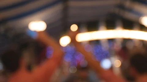 Waving the lights Stock Footage 88287776