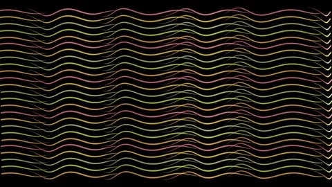 Waving lines motion background Stock Footage 71163713