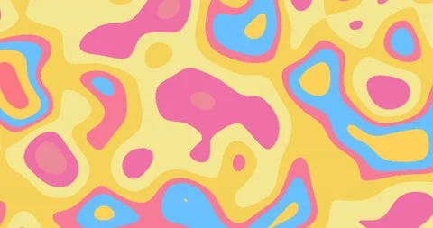 Waving loop line. Metaverse Abstract Seamless wave abstract lines stream Stock Footage 234693131