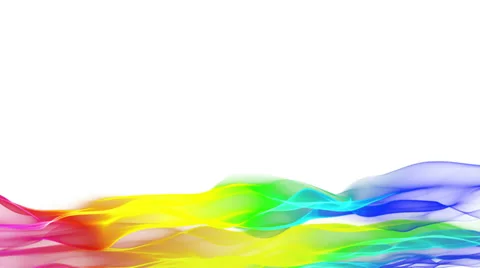 Waving lower third animation Stock Footage 26118221