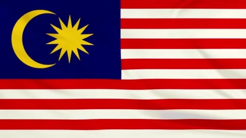 Waving Malaysia flag. Video stock 157925151