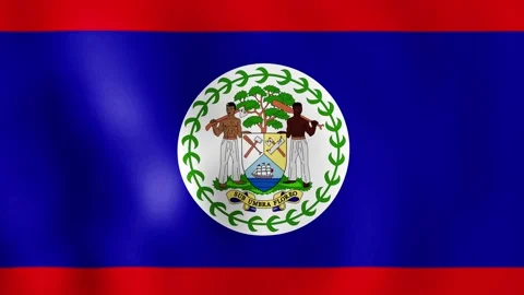 Waving national flag of Belize. 库存影片 275581871