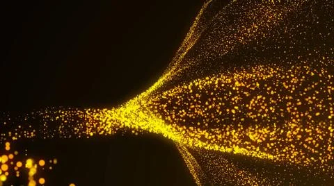 Waving particles floor. Abstract background Waving particles floor. Abstra... Stock Photos