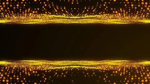 Waving particles floor. Abstract background Waving particles floor. Abstra... Stock Photos