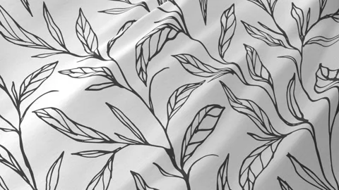 Waving Patterned Sheet Background Stock Footage 169796877