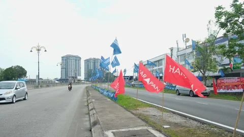 Waving PH and PN Flag Video stock 220747484