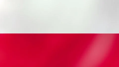Waving Polish Flag Stock Footage 292529494