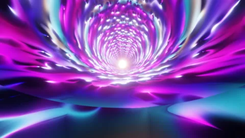 Waving psychedelic hypnotic VJ loop abst... | Stock Video | Pond5