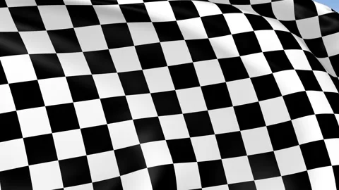 Waving Racing Flag Background Loop Stock Footage 317847574