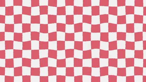 Waving red checker flag, seamless loop, magenta racing pattern animation Stock Footage 203997687