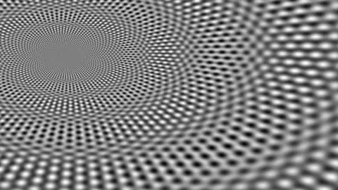 Waving Ripple Soft Focus Interior Golf Ball Pattern Dimples Mask Video stock 139736139