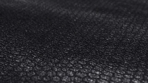 Waving rough, grungy leather texture. Old, vintage animal skin Stock Footage 108968405