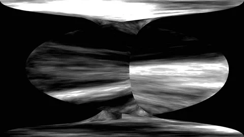 Waving spiral lines in space as torando, 3d render, computer generating backdrop Stock Footage 96946472