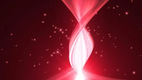 Waving string and particles. Abstract background 스톡 일러스트