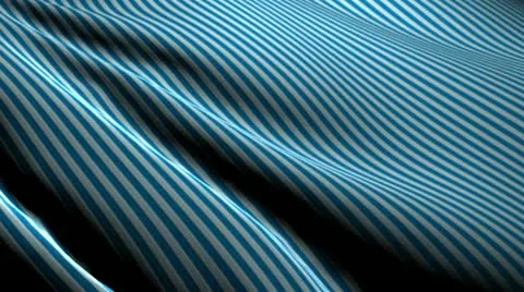 Waving striped cloth Stock Footage 10873839