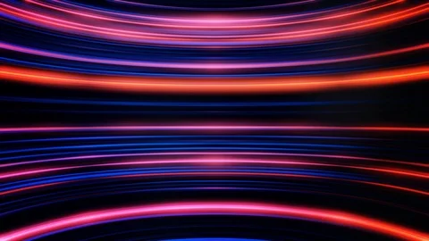 Waving stripes of shimmering light moving endlessly and parallel to each other Stock Footage 104797143
