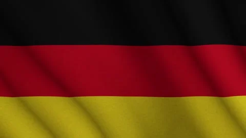 Waving textured flag of German Stock Footage 276860294