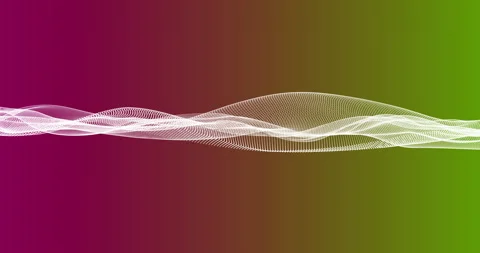 A waving trail of particles on a gradient background 3 Stock Footage 284893115